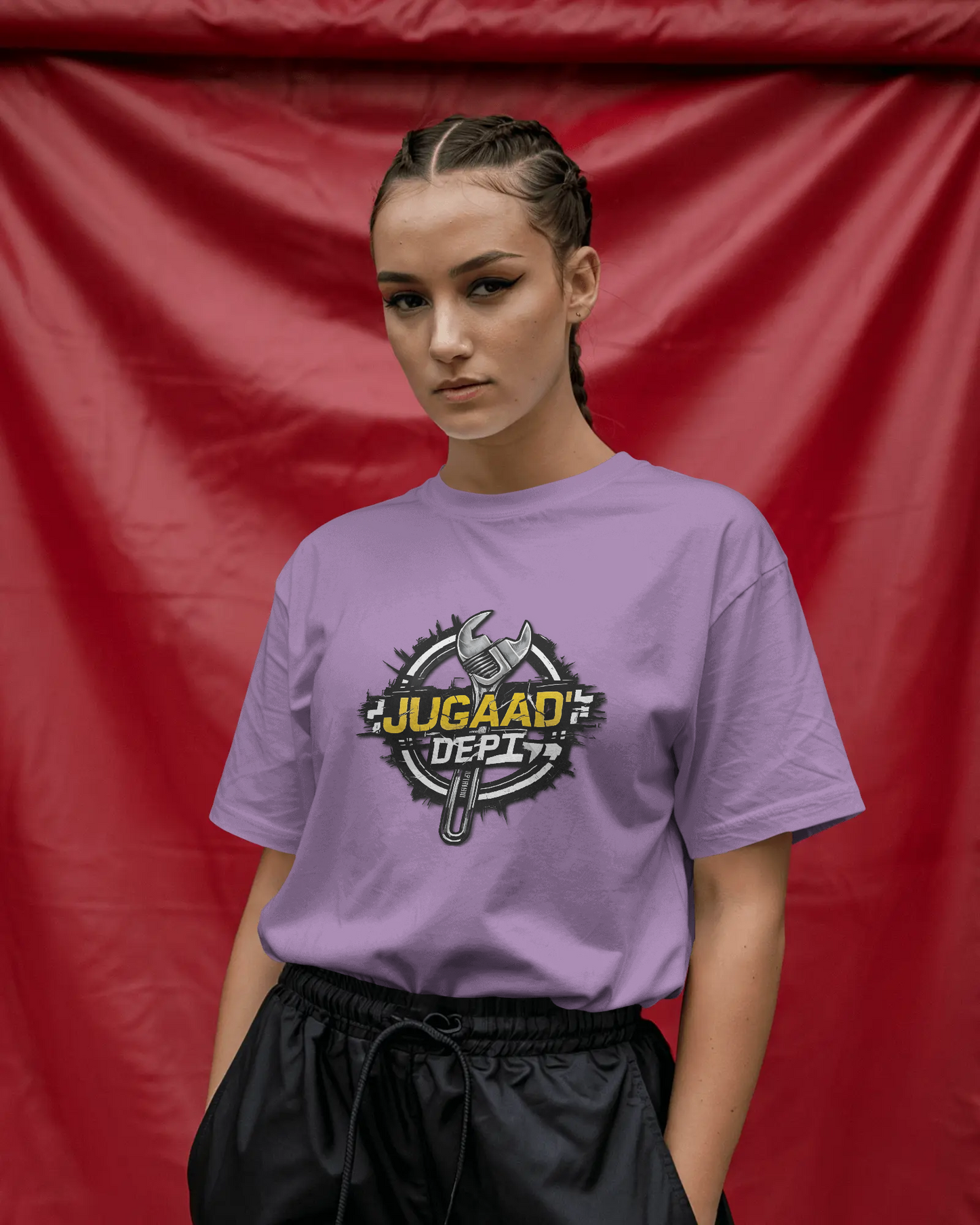 Earth & Thread | JUGAAD DEPT 100% Cotton Regular Fit T-Shirt - Premium 180 GSM Innovative Mechanic Graphic