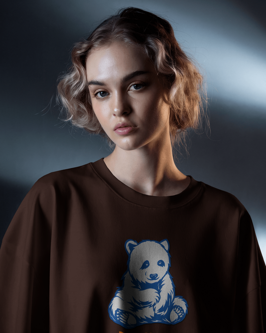 Cozy & Cute – Oversized Bear Cub Tee