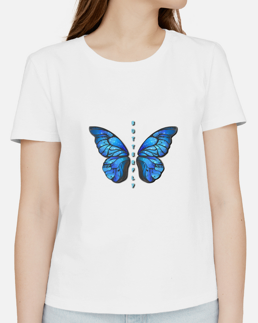 Grace in Motion – Ultra-Smooth Butterfly Tee