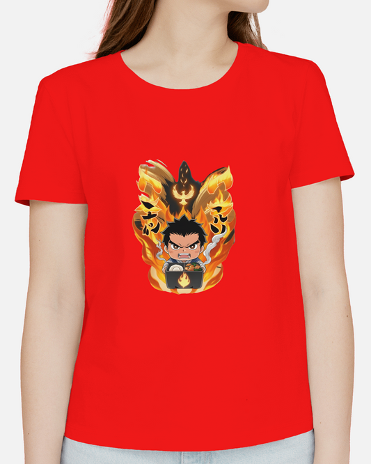 Premium Cotton T-Shirt – Inferno Fighter Edition
