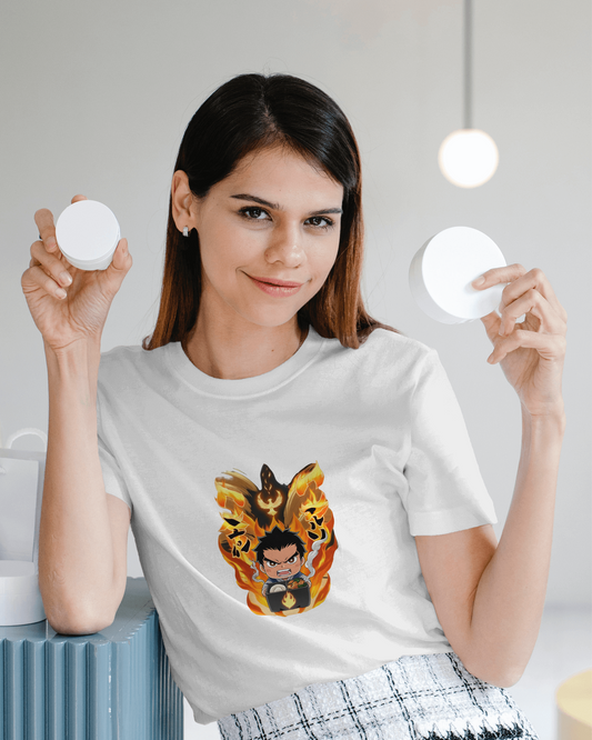 Premium Cotton T-Shirt – Inferno Fighter Edition
