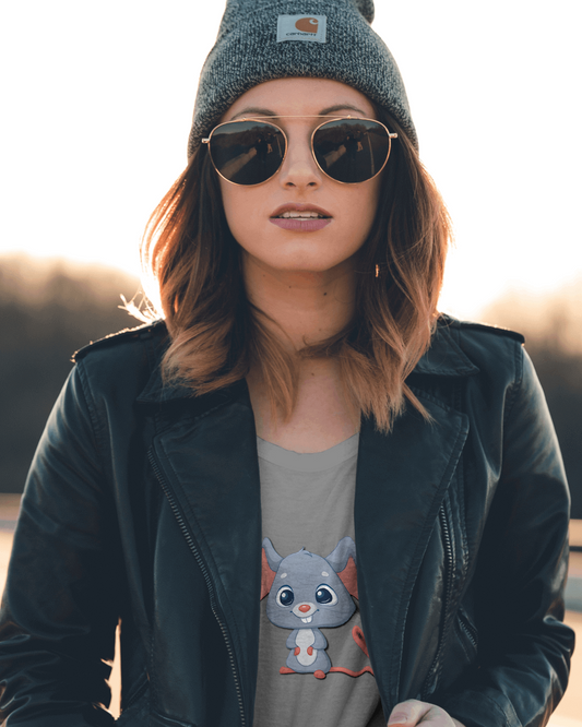 Style & Ultra-Smooth Comfort – Cute Mouse Tee
