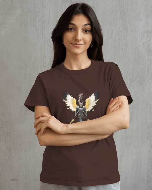 Premium Cotton T-Shirt – Guardian Warrior Edition