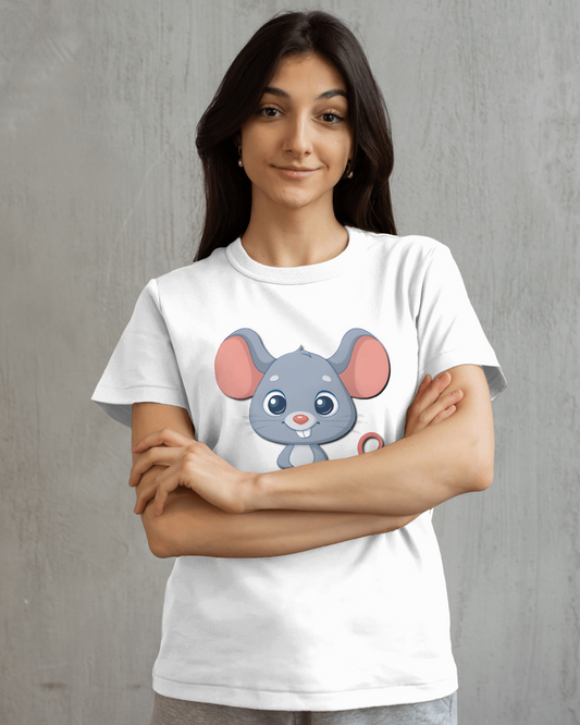 Style & Ultra-Smooth Comfort – Cute Mouse Tee
