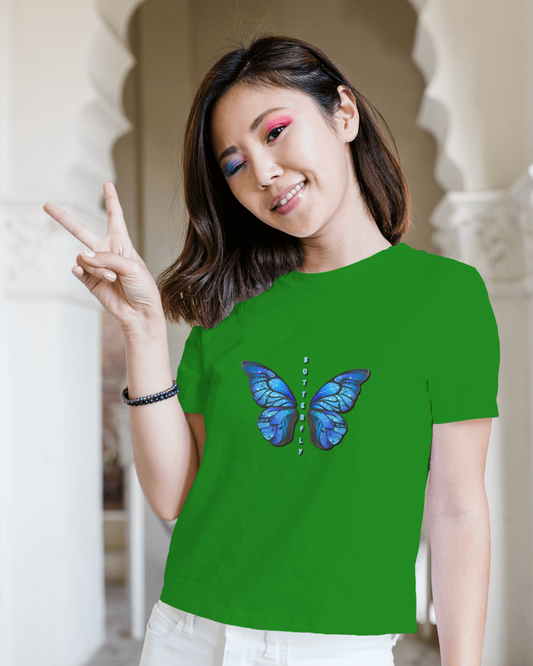 Grace in Motion – Ultra-Smooth Butterfly Tee