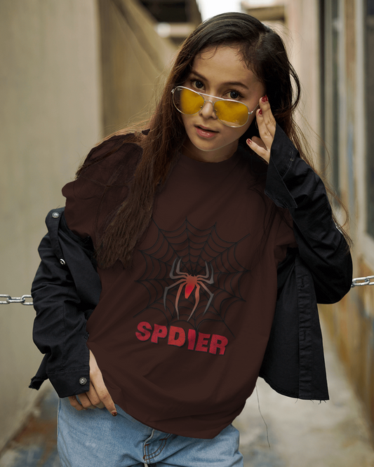 Spin Webs in Oversized Comfort – Bold Spider Tee