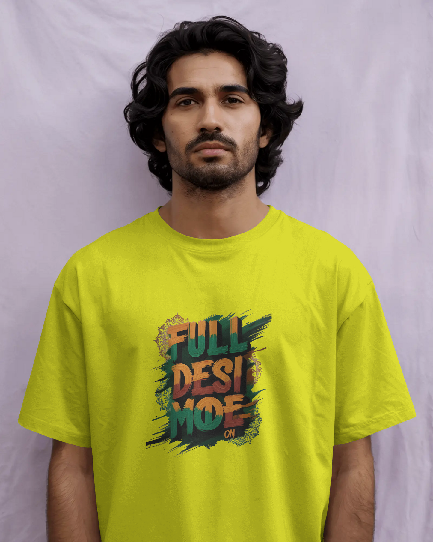 Earth & Thread | FULL DESI MODE 100% Cotton Regular Fit T-Shirt - Premium Vibrant Cultural Tee