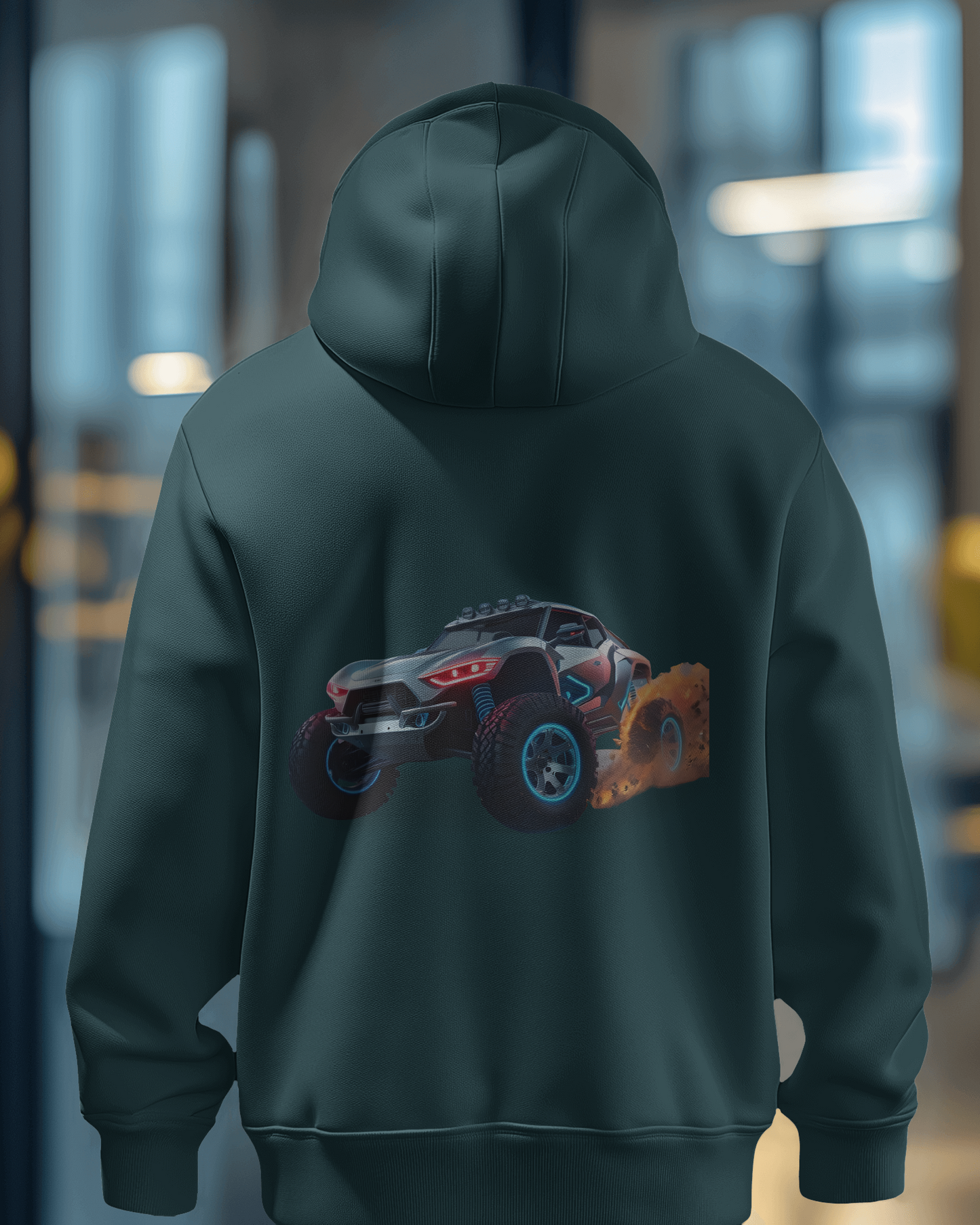 Oversized Hoodie – Speed Racer Toy Car Edition