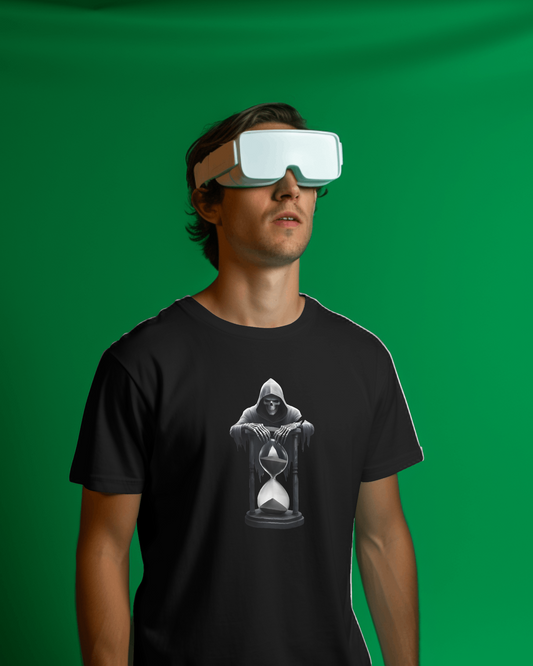 Earth & Thread | Reaper Hourglass 100% Cotton Regular Fit T-Shirt - Premium 180 GSM Dark Academia Graphic