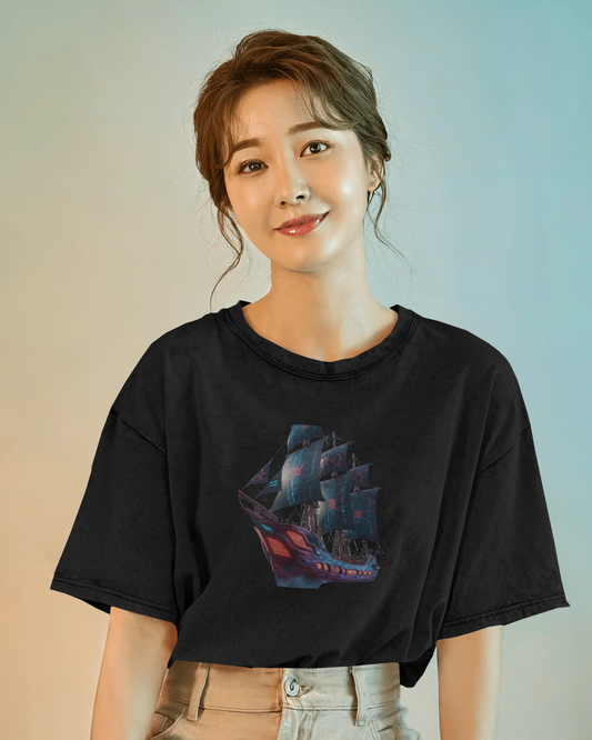 Premium Cotton T-Shirt – Ocean Voyager Edition