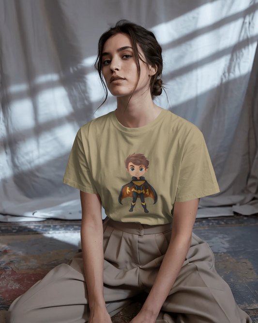 Fearless Strength in Regular Comfort – Winged Knight Tee