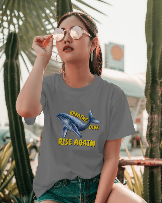 Dive into Ultimate Comfort – Ultra-Smooth Whale Tee