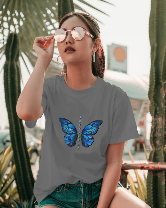 Grace in Motion – Ultra-Smooth Butterfly Tee