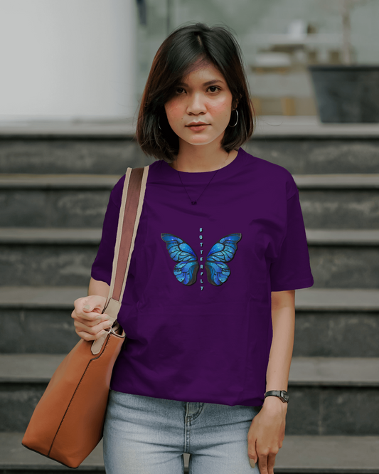 Grace in Motion – Ultra-Smooth Butterfly Tee