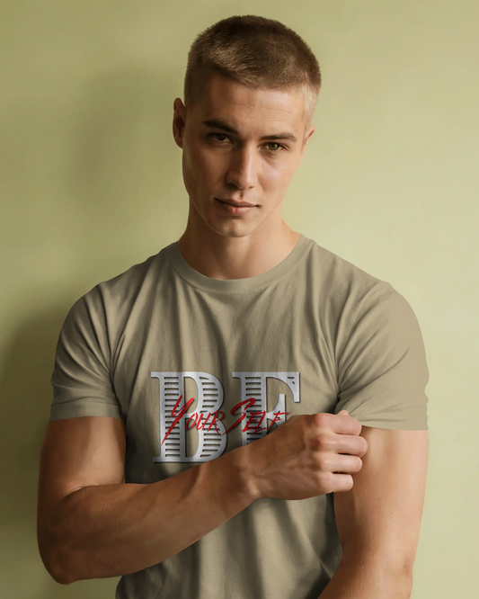 Earth & Thread | BE BOLD 100% Cotton Regular Fit T-Shirt - Premium 180 GSM Motivational Graphic Tee