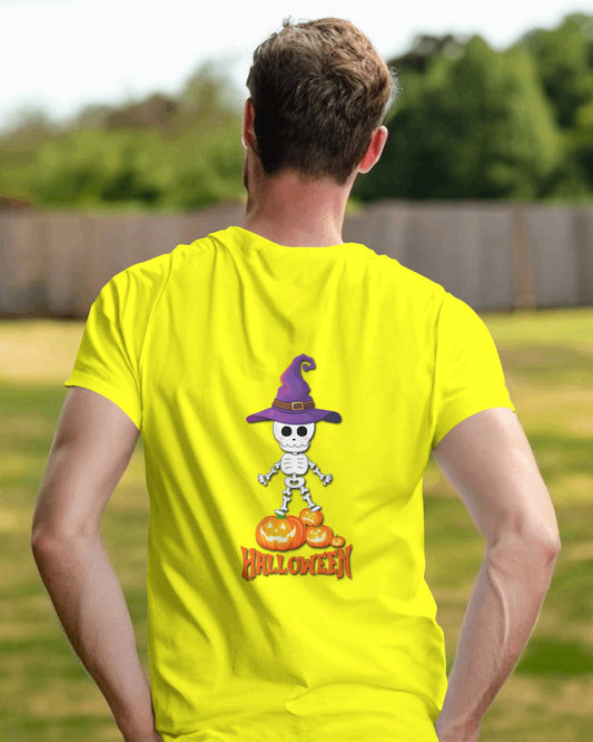 Spooky Chic in Ultra-Smooth Comfort – Halloween Skeleton Tee