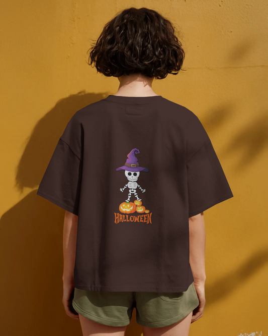 Spooky Chic in Ultra-Smooth Comfort – Halloween Skeleton Tee