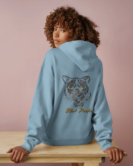 Fierce Comfort in Oversized Style – Black Panther Hoodie