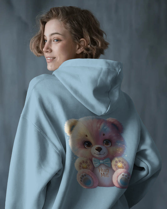 Oversized Hoodie – Hug Me Teddy Bear Edition