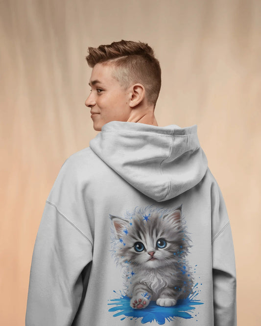 Oversized Hoodie – Black Eagle Lightning Edition
