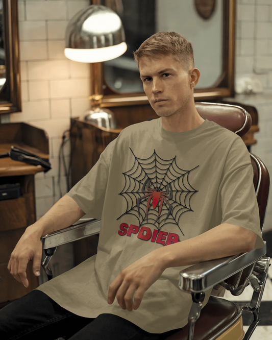 Spin Webs in Oversized Comfort – Bold Spider Tee