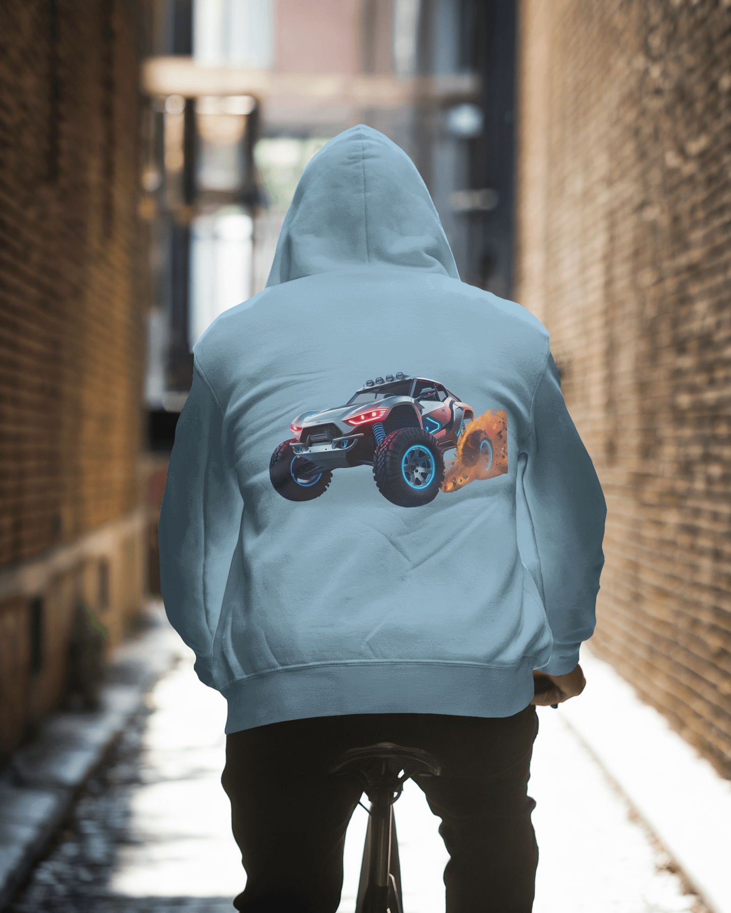 Oversized Hoodie – Speed Racer Toy Car Edition