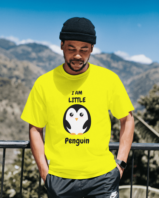 Ultra-Smooth Comfort – Premium Cotton Cute Penguin Tee