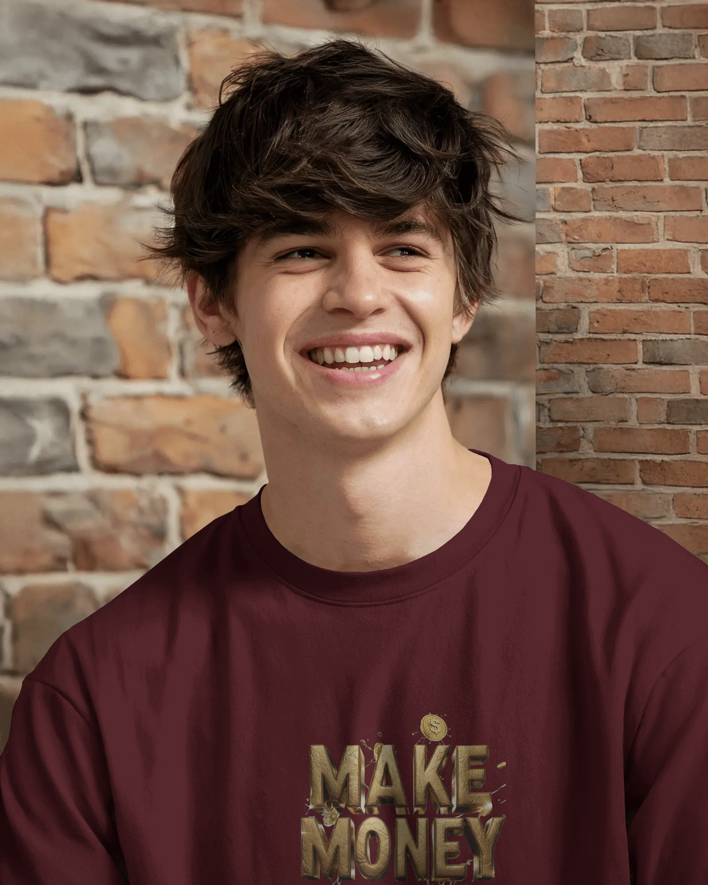 Oversized French Terry – MAKE MONEY Tee