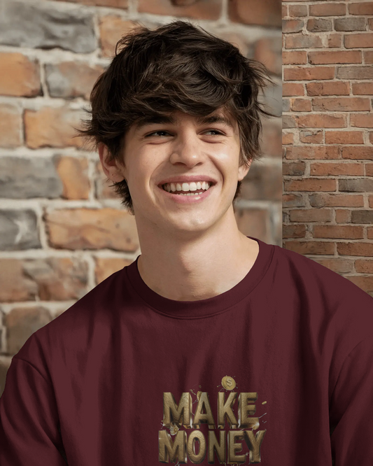 Oversized French Terry – MAKE MONEY Tee