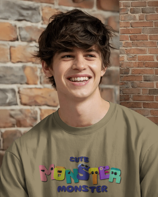 Cute Monster Energy in Oversized Comfort – Playful Tee