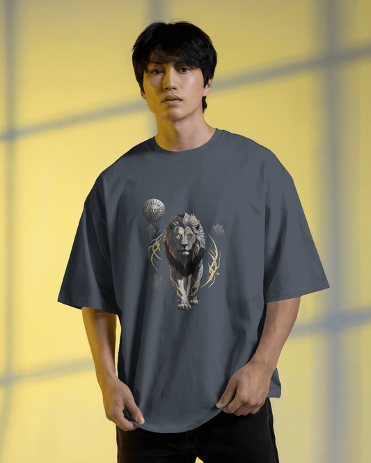 Oversized French Terry – Flames of the Warrior Tee