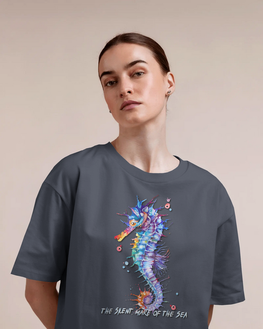 Elegance in Motion – Ultra-Smooth Seahorse Tee