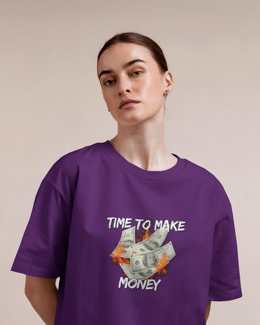 Hustle in Ultra-Smooth Comfort – Time to Make Money Tee