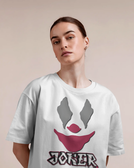 Joker Energy in Oversized Comfort – Statement Tee