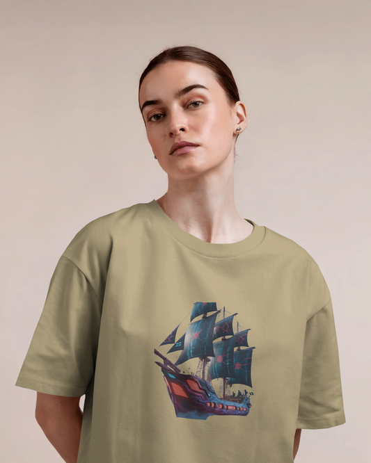 Premium Cotton T-Shirt – Ocean Voyager Edition