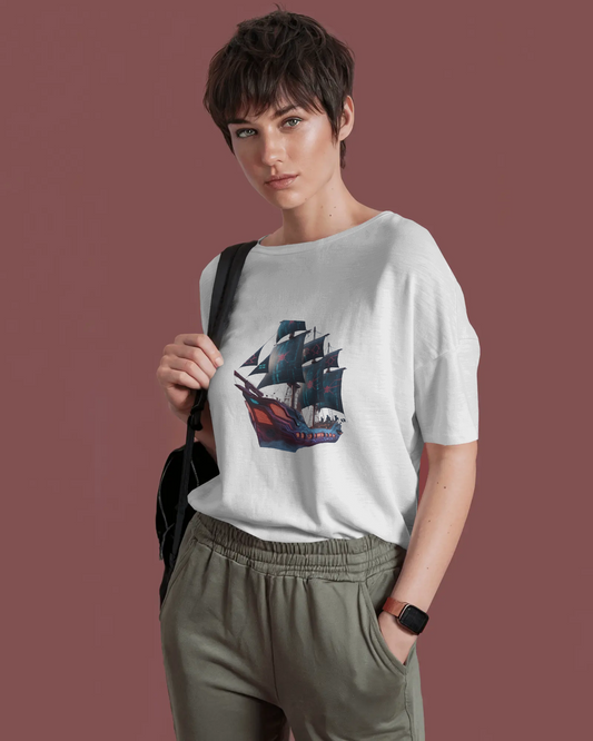 Premium Cotton T-Shirt – Ocean Voyager Edition