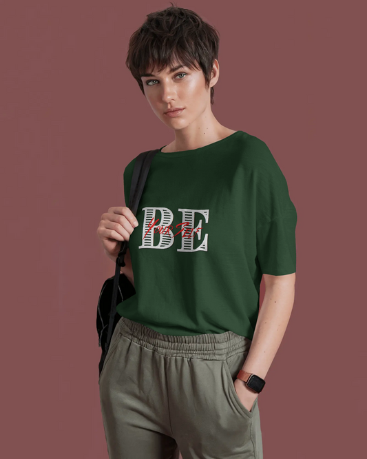 Earth & Thread | BE BOLD 100% Cotton Regular Fit T-Shirt - Premium 180 GSM Motivational Graphic Tee