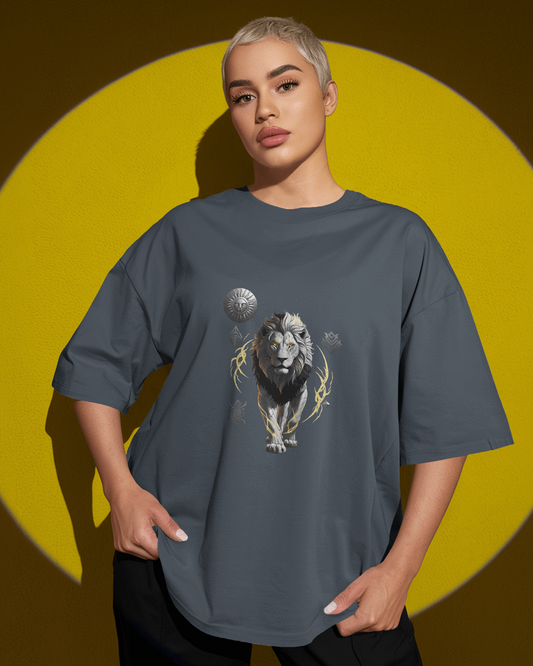 Oversized French Terry – Flames of the Warrior Tee