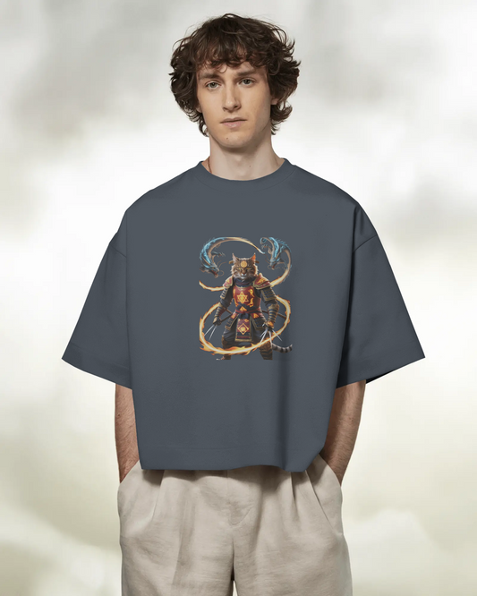 Oversized French Terry – Shadow Ninja Tee