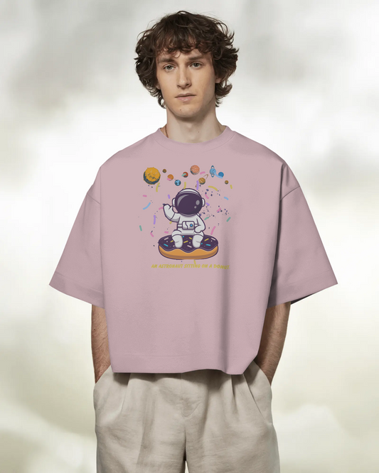 Explore the Unknown in Oversized Comfort – Astronaut Tee