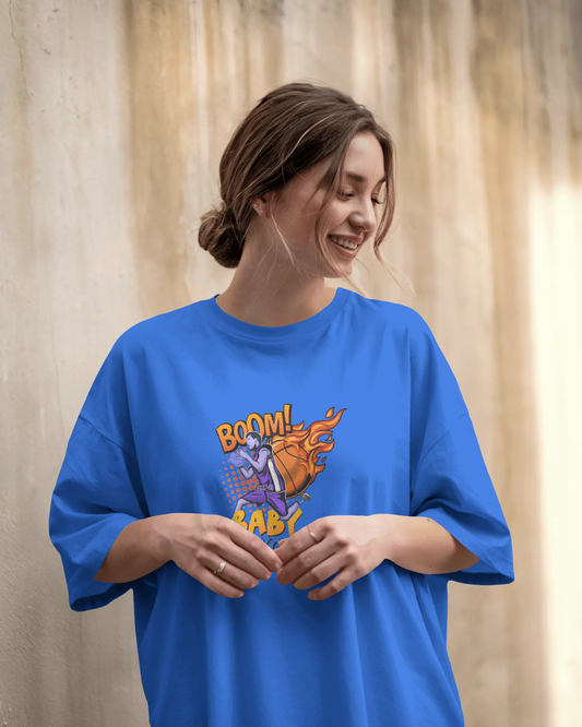 BOOM! BABY – Oversized Skate & Style Tee