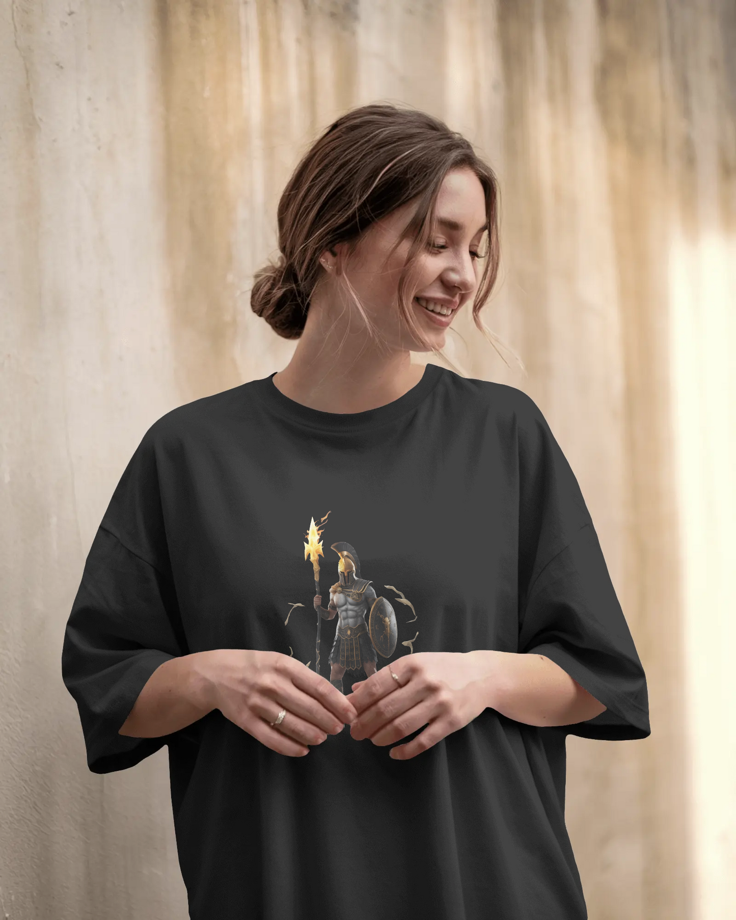 Oversized French Terry – Warrior’s Flame Tee
