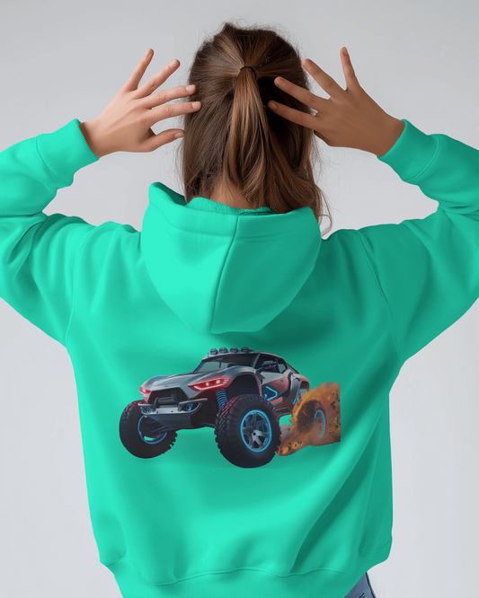 Oversized Hoodie – Speed Racer Toy Car Edition
