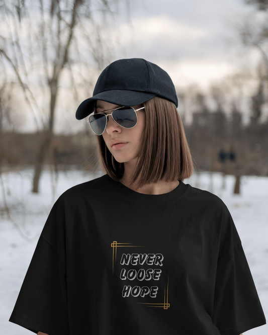 Oversized French Terry – Never Lose Hope Tee