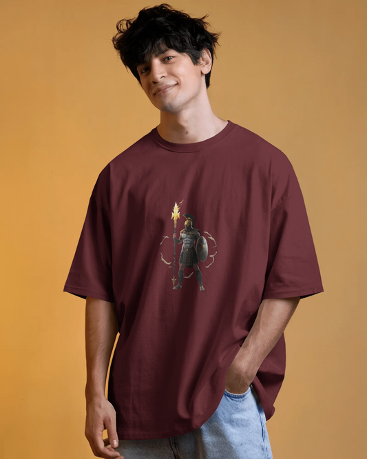 Oversized French Terry – Warrior’s Flame Tee
