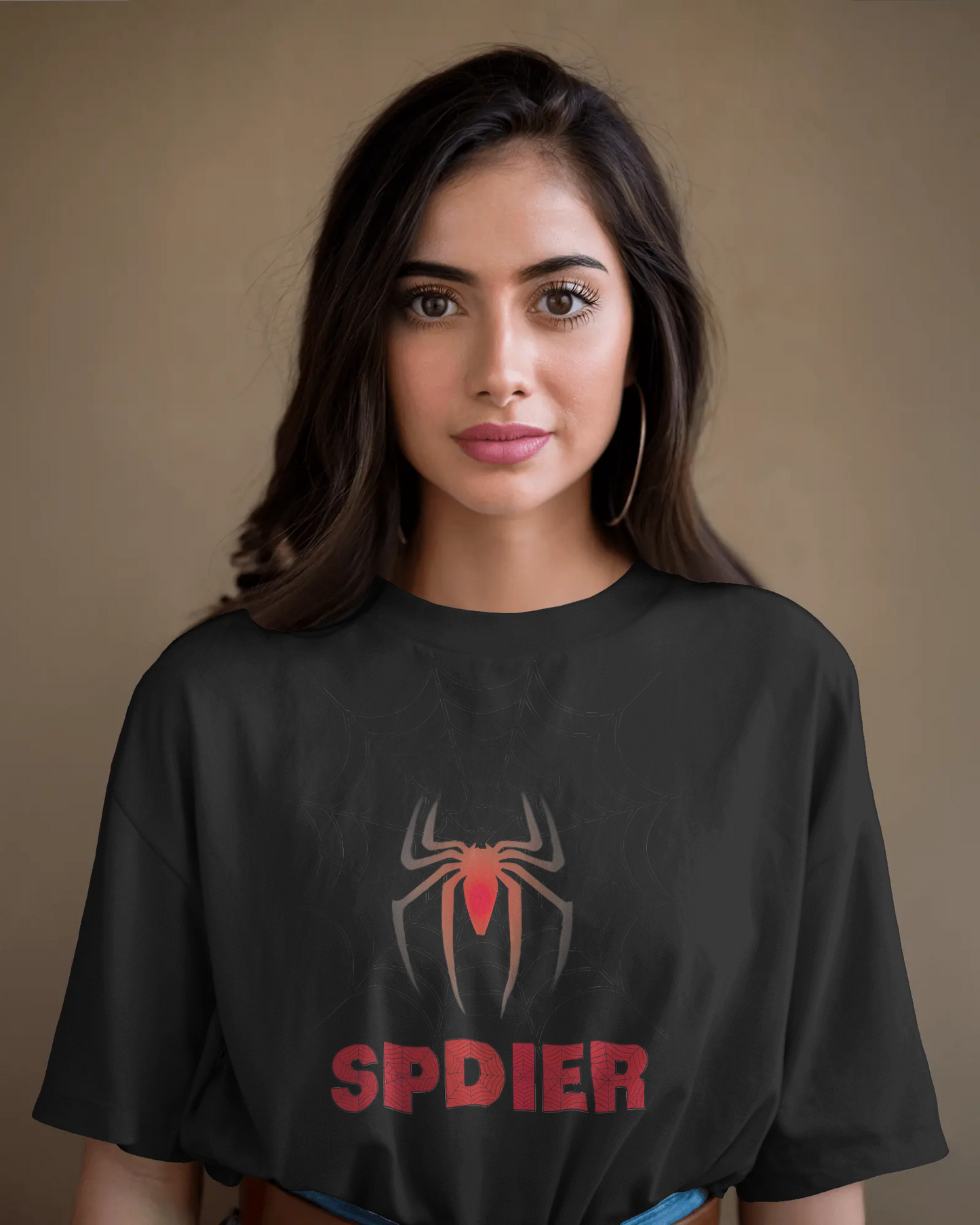 Spin Webs in Oversized Comfort – Bold Spider Tee