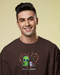 Alien & Cat Friendship in Oversized Comfort – Cute Tee