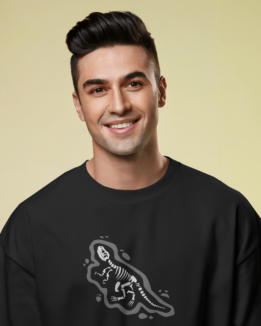 Oversized French Terry – Dinosaurs Fossil Tee