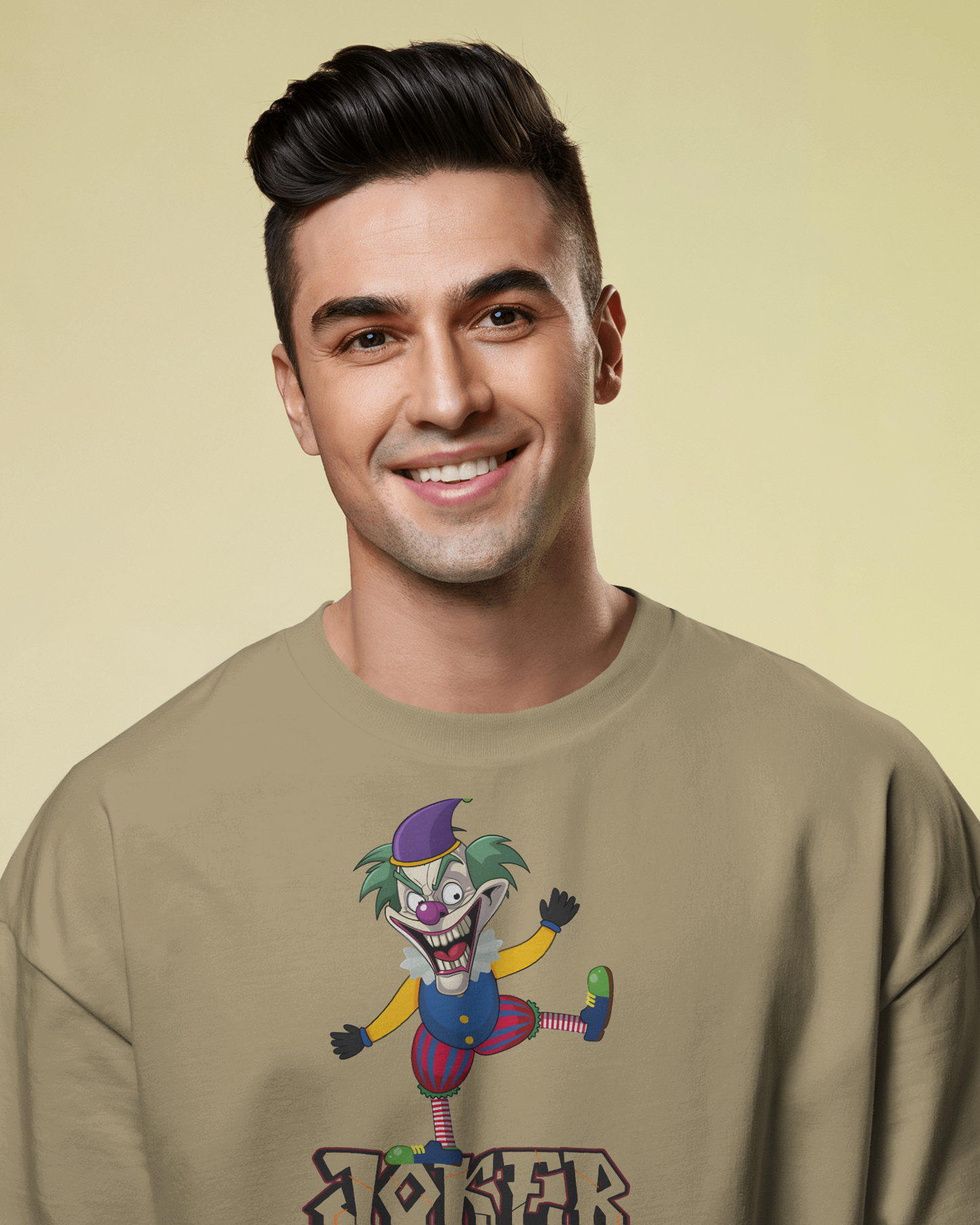 Unleash Your Inner Joker in Oversized Comfort – Joker Tee