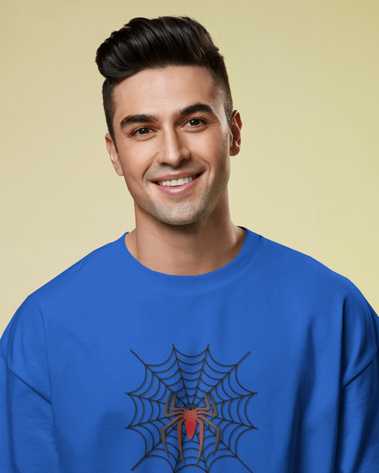 Spin Webs in Oversized Comfort – Bold Spider Tee